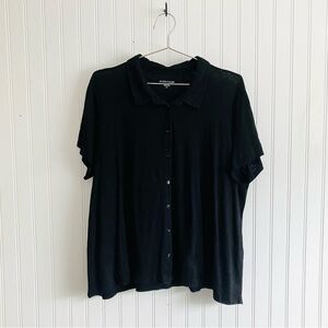 EILEEN FISHER Organic Linen Button Down Shirt
